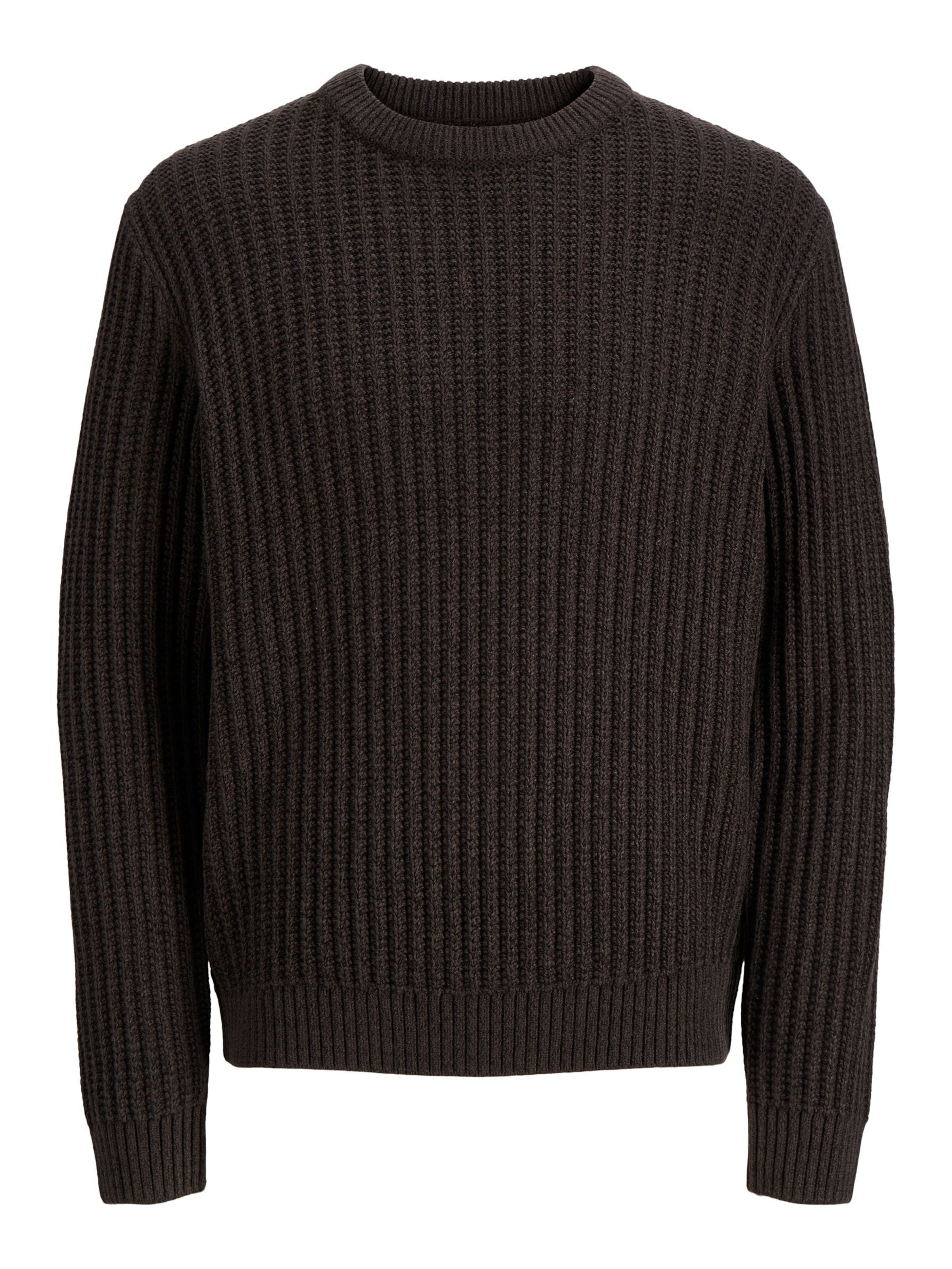 JACK & JONES Sweater in Black: front