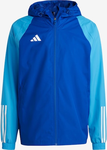 ADIDAS PERFORMANCE Athletic Jacket 'Tiro 23' in Blue: front