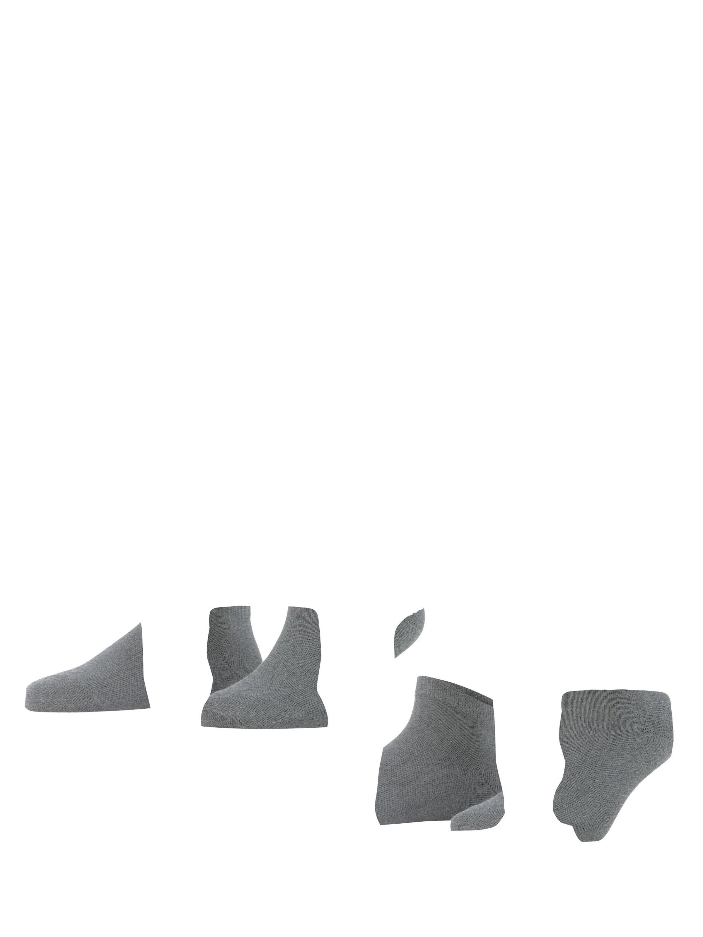 FALKE Füßlinge 'Happy 2-Pack'‌‌‌‌‌‌‌ in Grau: Vorderseite