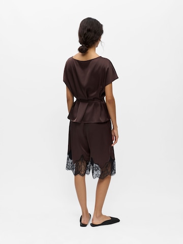 Camicia da donna 'OBJAlli' di OBJECT in marrone