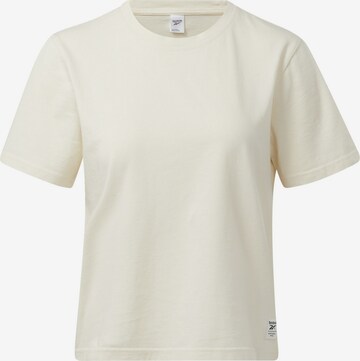 T-shirt Reebok en blanc