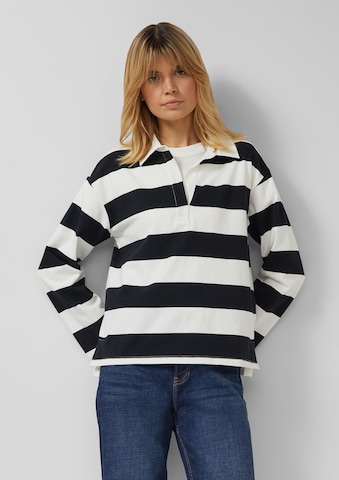 s.Oliver Sweatshirt in Black: front