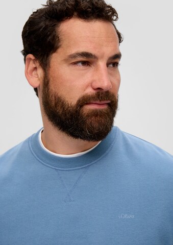 s.Oliver Men Big Sizes Sweatshirt in Blue