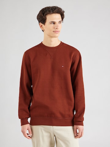 Felpa 'ESS SEASONAL' di TOMMY HILFIGER in marrone: frontale