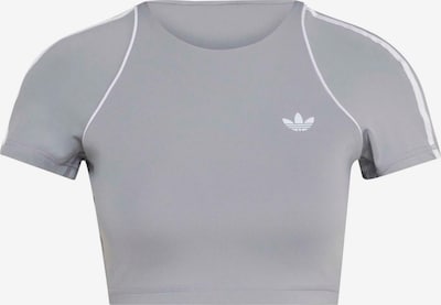 XS dydžio Sportiniai marškinėliai iš ADIDAS PERFORMANCE, spalva – pilka / balta, Prekių apžvalga