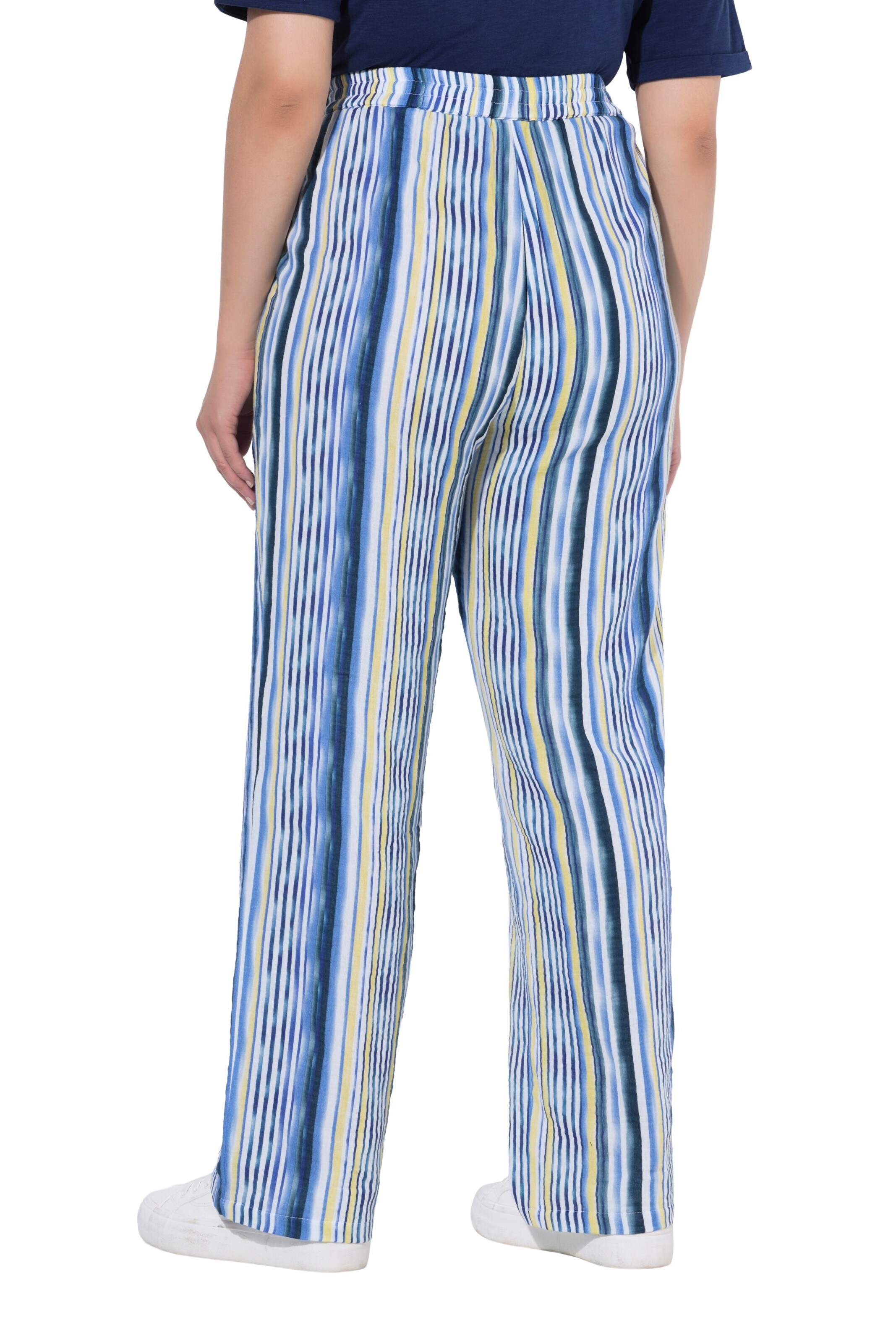 Ulla Popken Regular Broek in Blauw