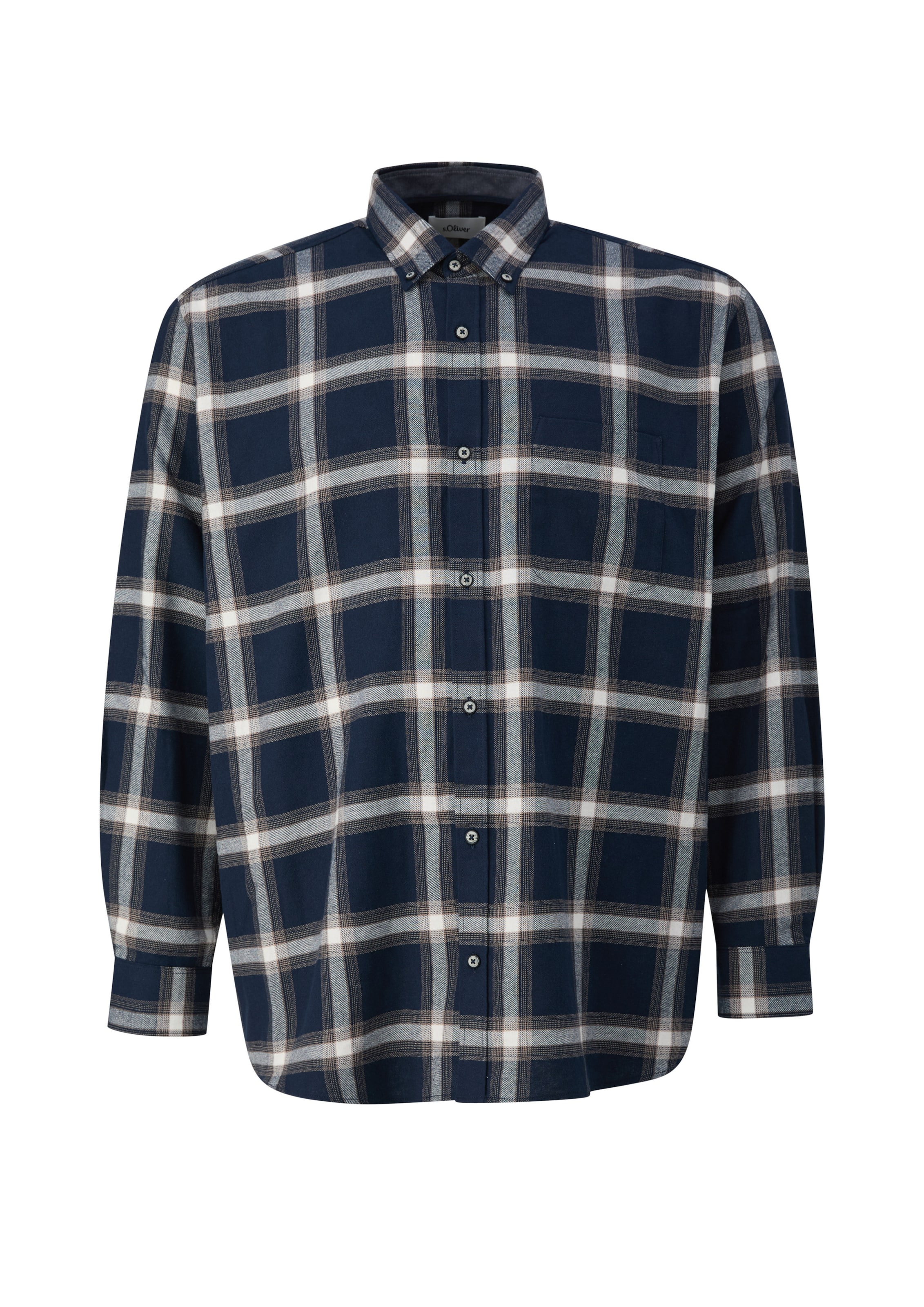 Coupe regular Chemise s.Oliver en bleu : devant