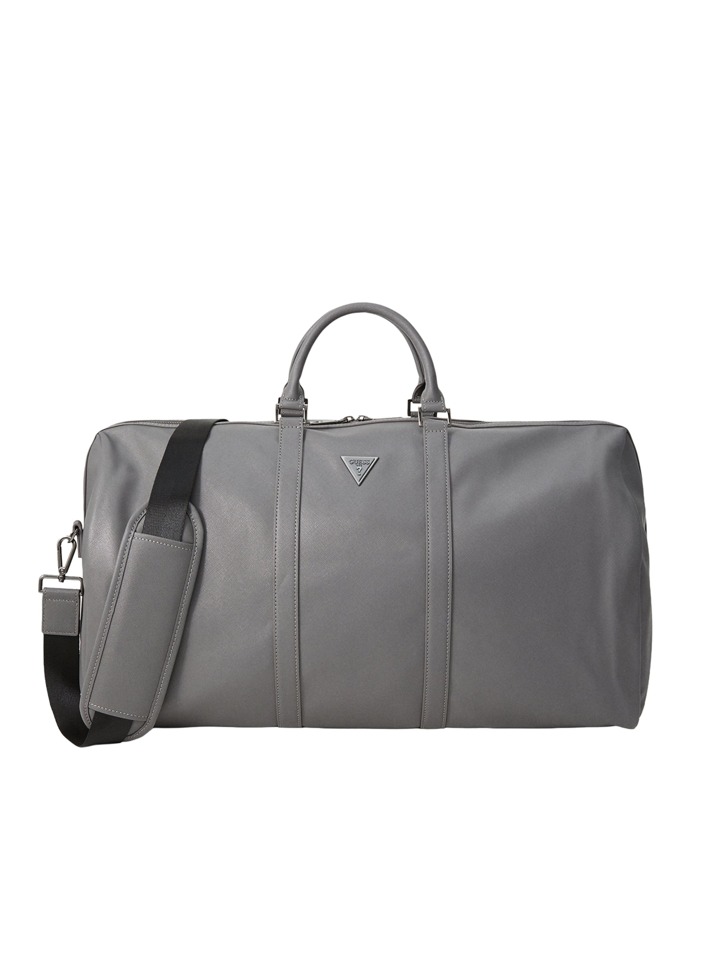 GUESS Τσάντα σαββατοκύριακου 'MILANO' σε γκρι: μπροστά