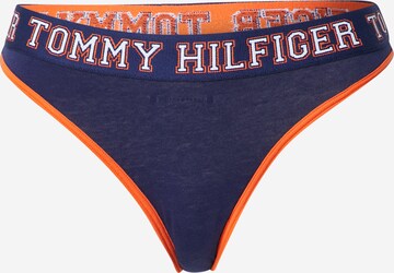 Tommy Hilfiger Underwear Thong in Blue: front