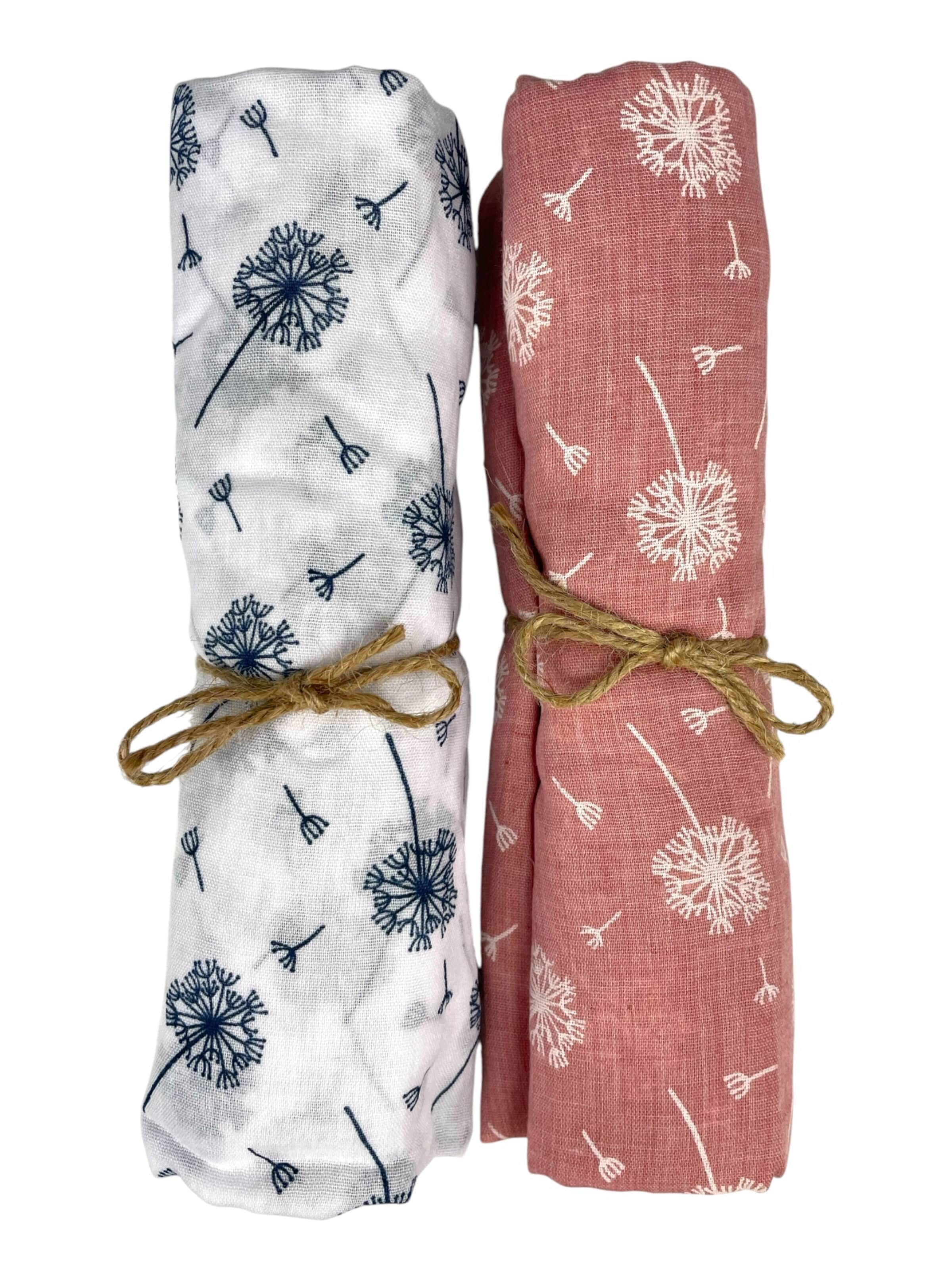 Kumixi - Bragas para cuello 'Löwenzahn 2er Set' en rosa: frente