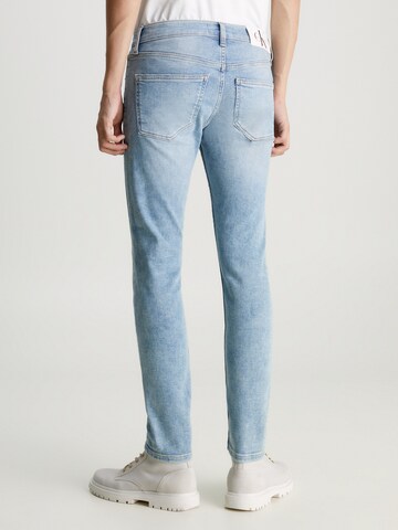 Calvin Klein Jeans Kitsas Teksapüksid 'SKINNY', värv sinine