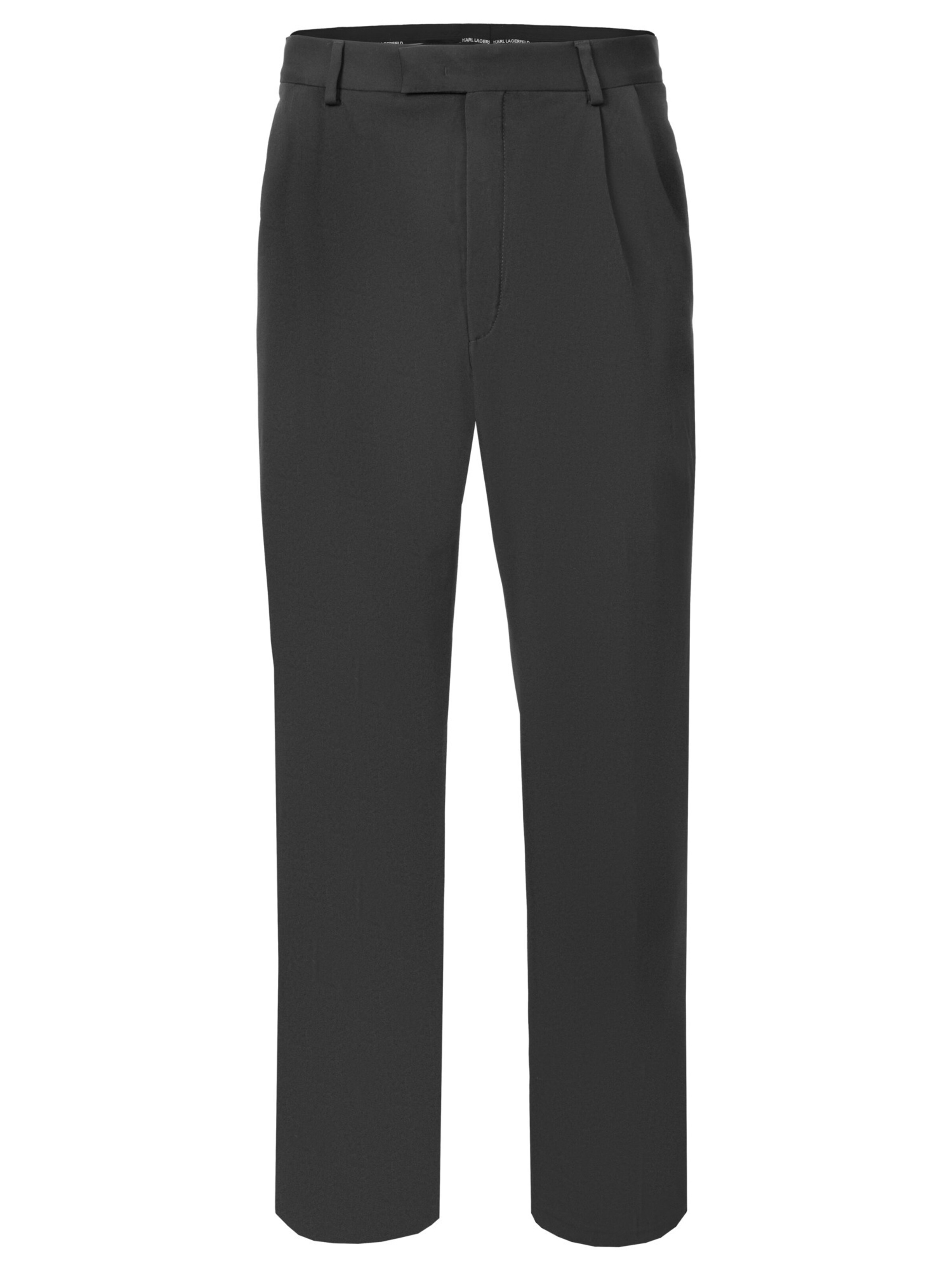 Regular Pantalon ' 255088 ' Karl Lagerfeld en noir : devant