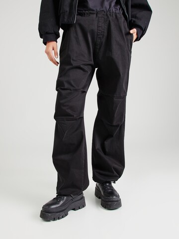 Loosefit Pantalon ALPHA INDUSTRIES en noir : devant