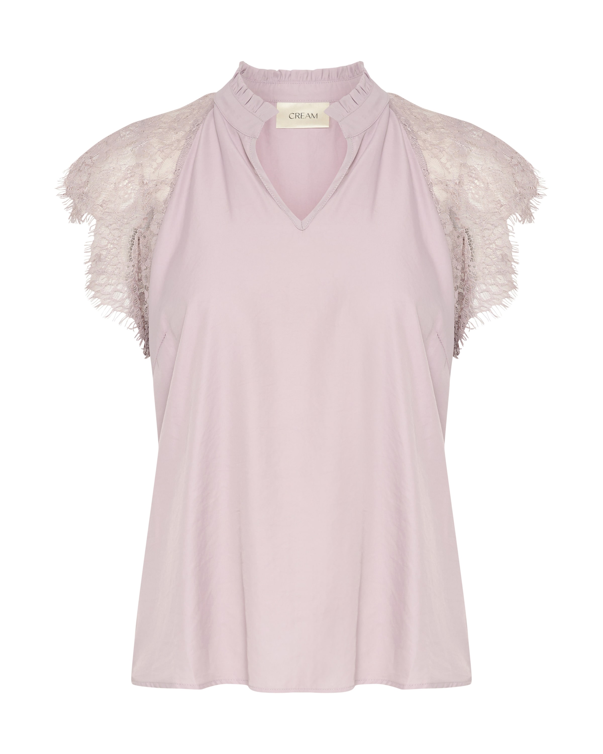 Cream Bluse 'Nola' i pink: forside
