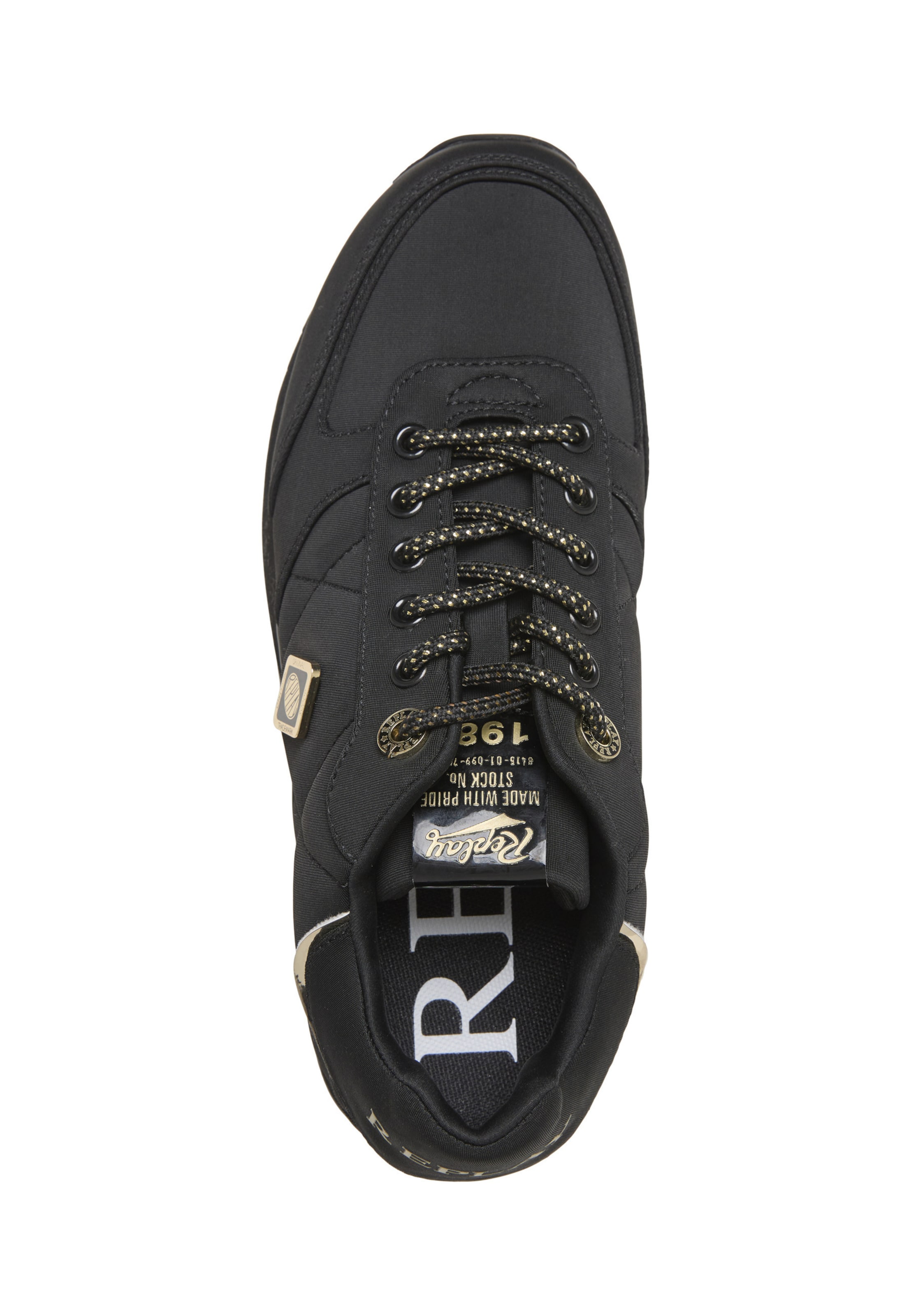 Baskets basses 'Penny' REPLAY en noir