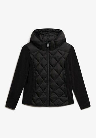Superdry Tussenjas in Zwart