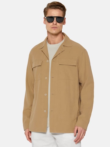 Veste mi-saison Boggi Milano en beige : devant