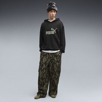 PUMA Sportsweatshirt 'Essentials Elevated No. 1' in Zwart