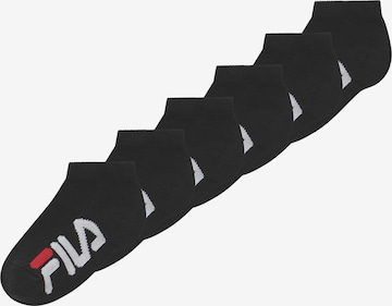 FILA Къси чорапи в черно: отпред