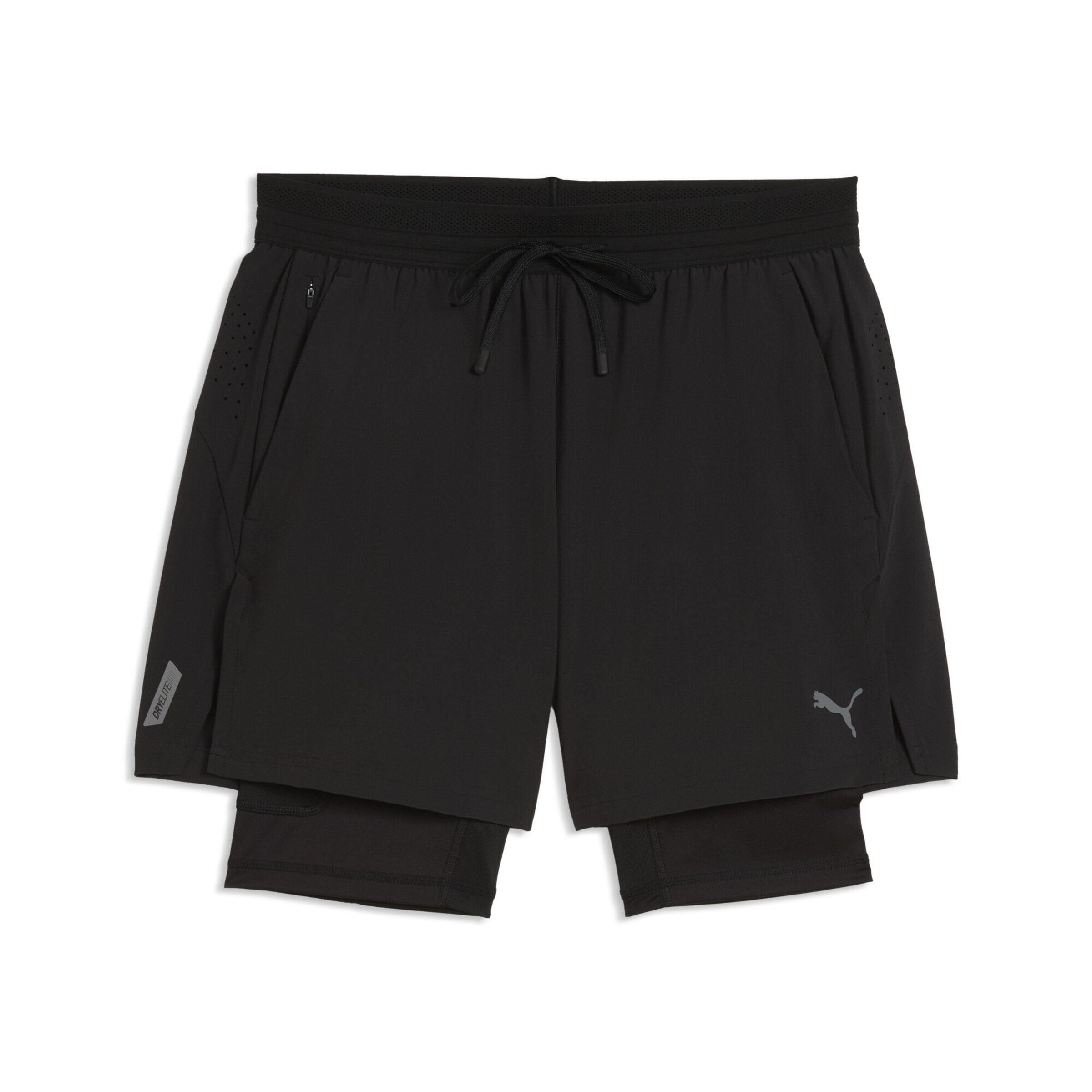 PUMA Sportshorts 'Mode' in Schwarz: Vorderseite