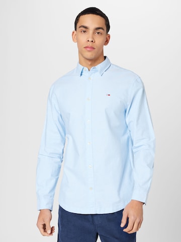 Coupe regular Chemise TOMMY HILFIGER en bleu : devant