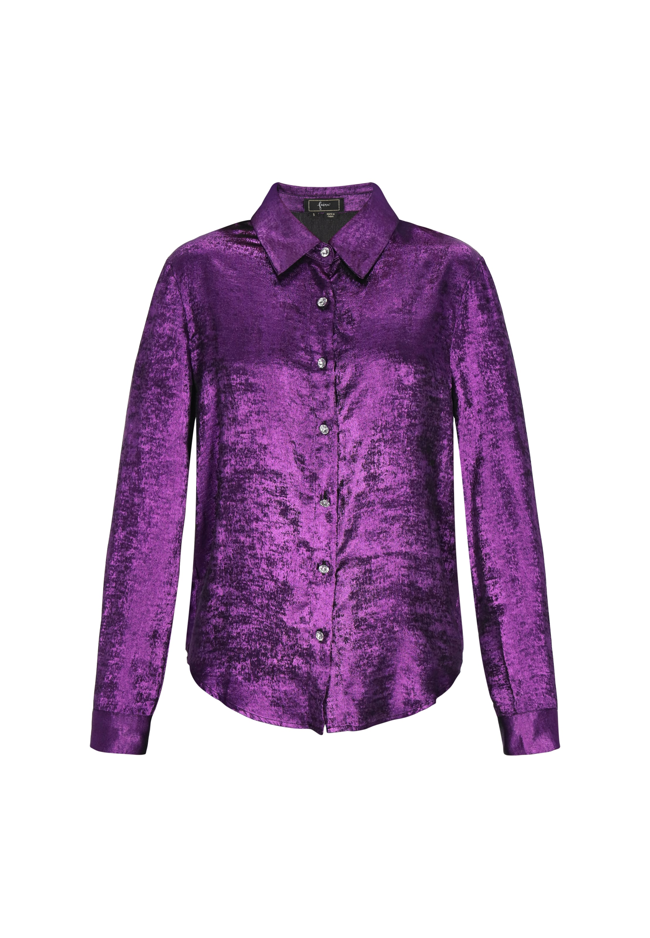 faina Blouse in Lila: voorkant