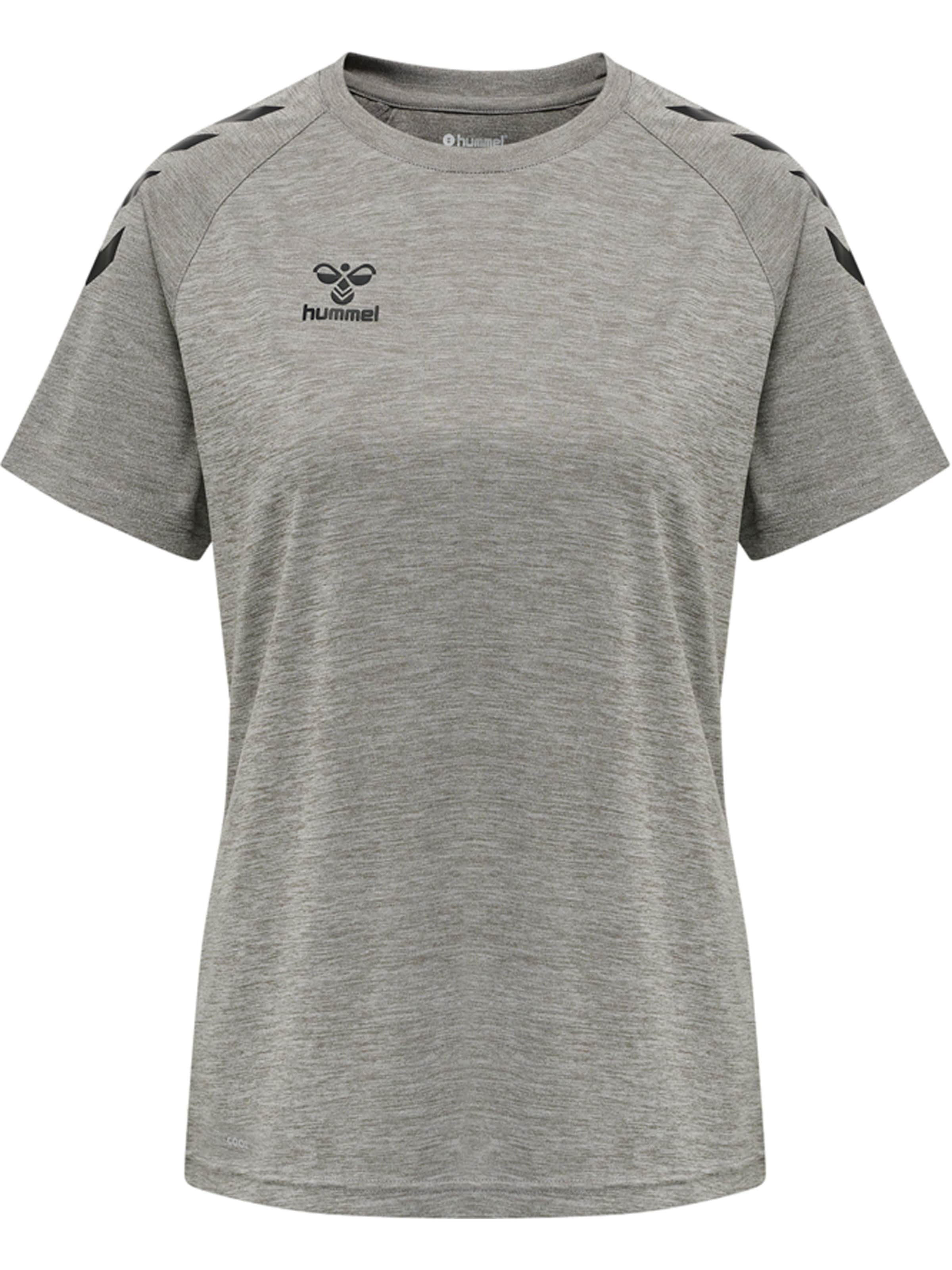 T-shirt fonctionnel Hummel en noir : devant