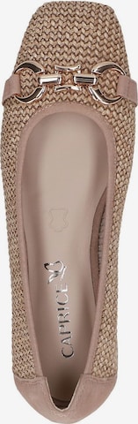 CAPRICE Ballet Flats in Brown