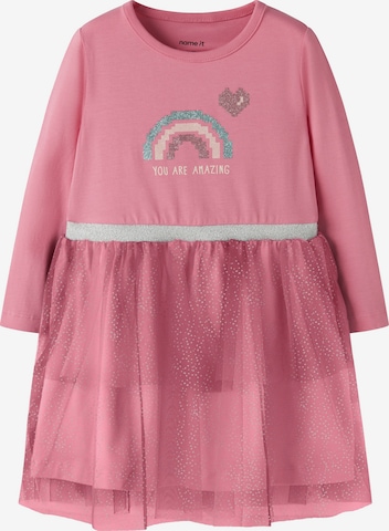 NAME IT Mekko 'NMFLahappi' värissä vaaleanpunainen: etupuoli