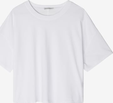 T-shirt Marc O'Polo en blanc : devant