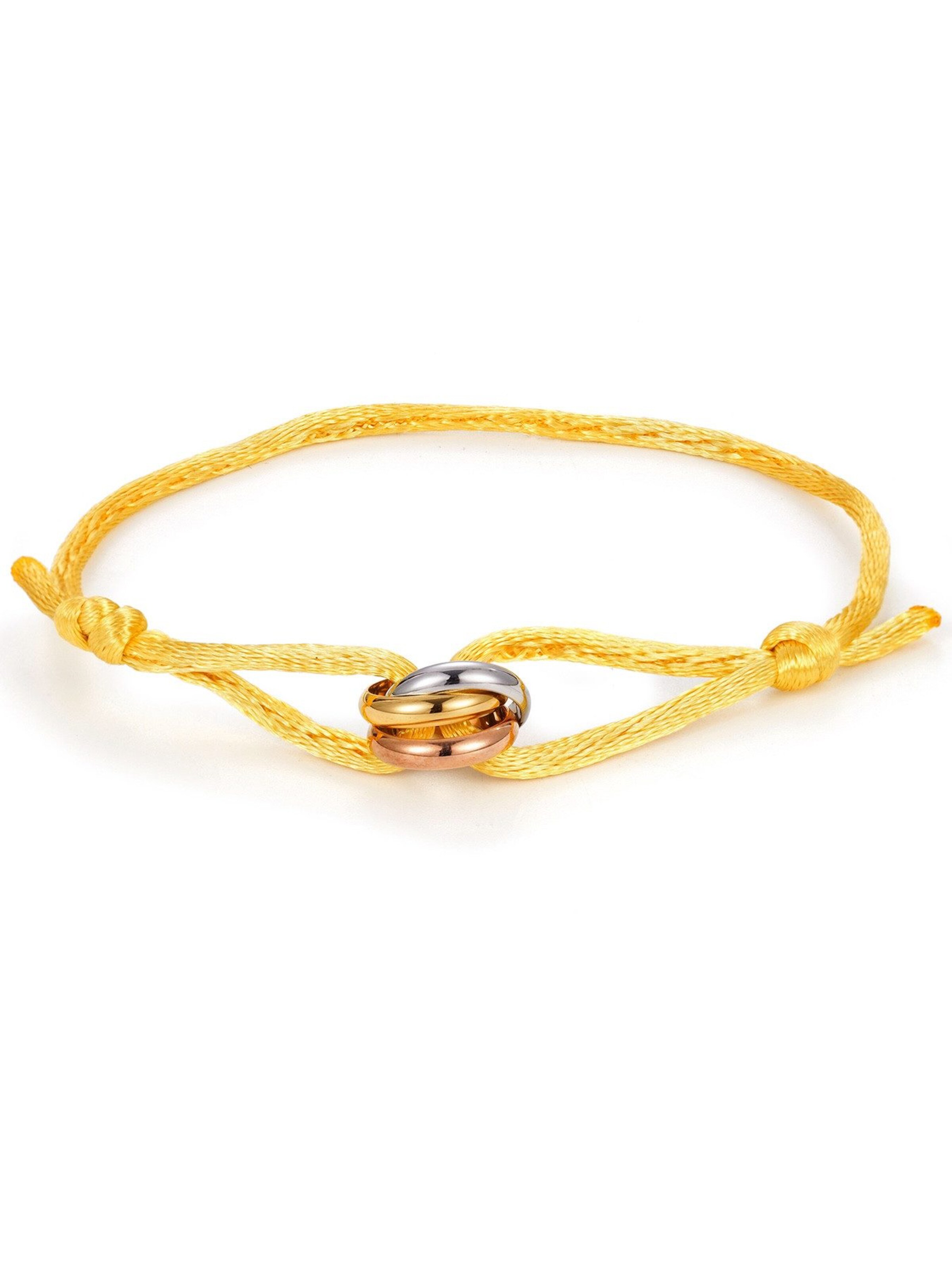 Kim Johanson Bracelet 'Tricolor' in Yellow: front