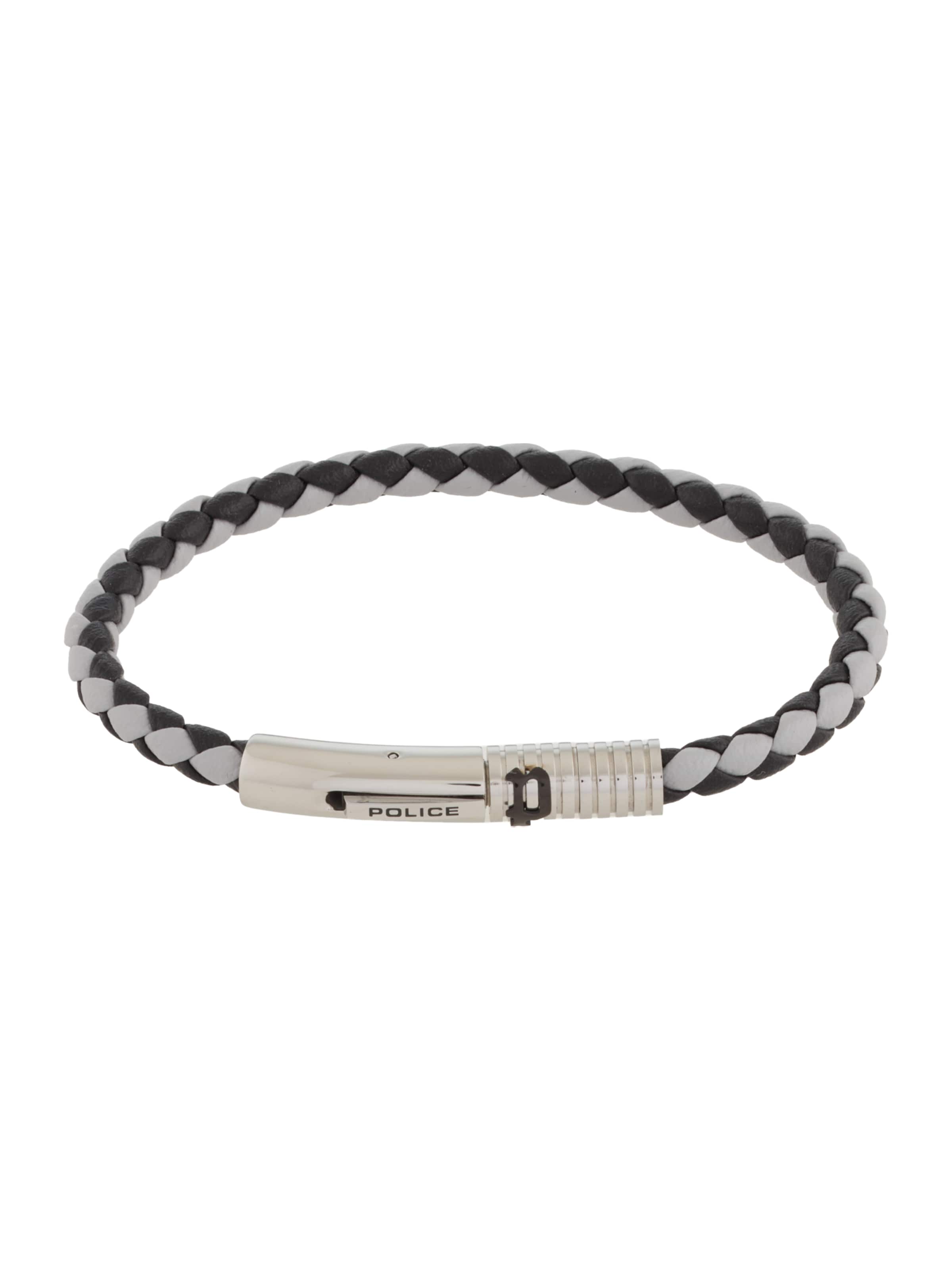 POLICE Armband 'Modish' in Zwart: voorkant