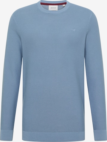 MUSTANG Pullover 'Elliot' in Blau: Vorderseite