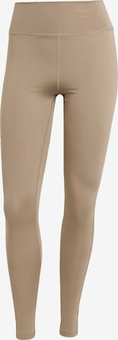 Skinny Pantaloni sport 'All Me Essentials' de la ADIDAS PERFORMANCE pe maro: față