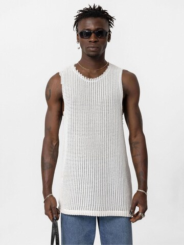 VAMOS CLO Shirt 'Osteospermum' in White: front