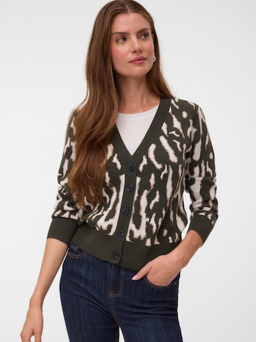 VERO MODA Strickjacke 'VMNANCY' in Grün: Vorderseite