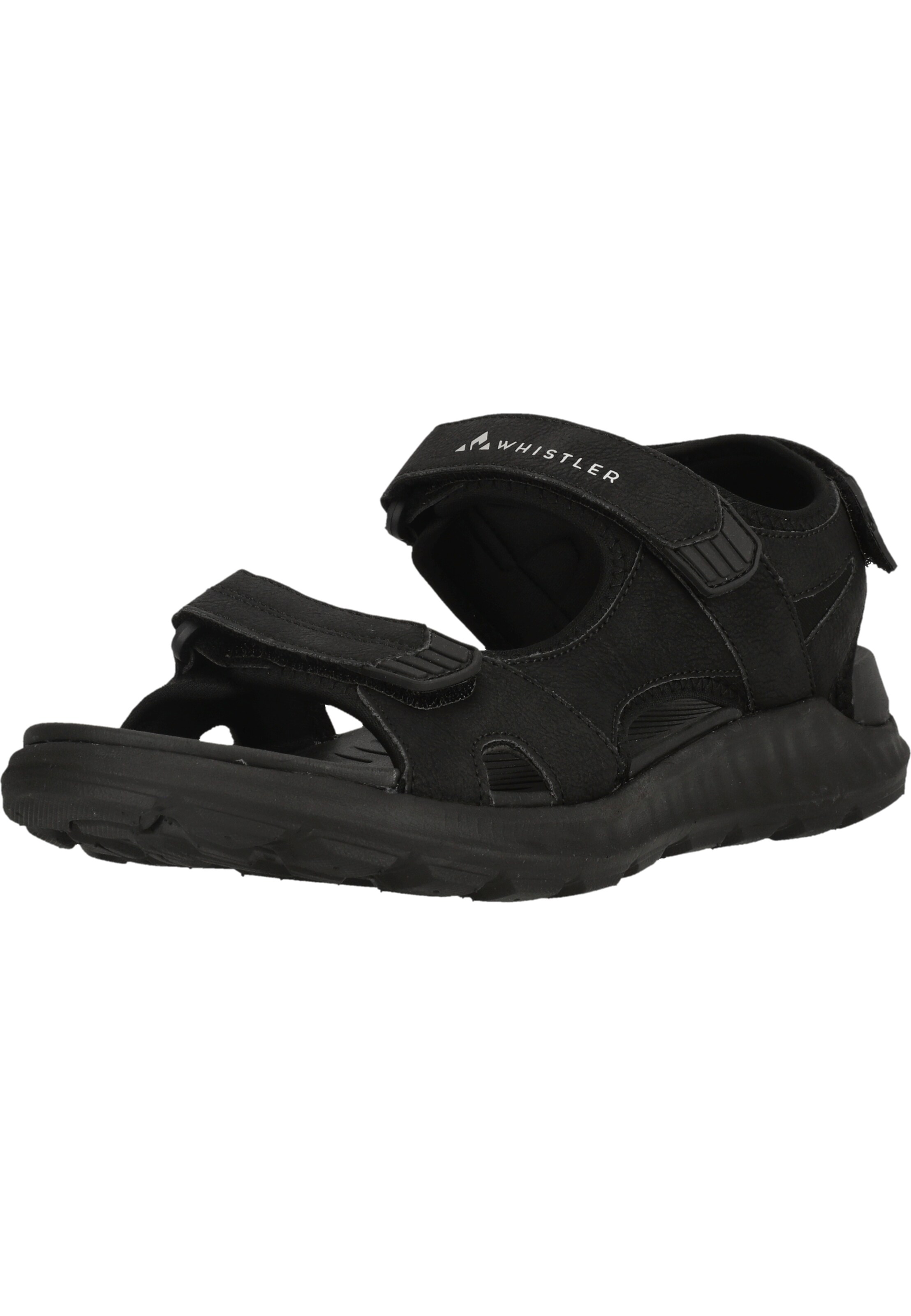 Whistler Sandal 'Tiberius' in Black: front