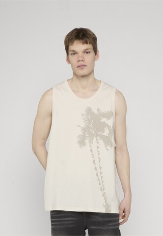 Just Rhyse Tričko – béžová: přední strana