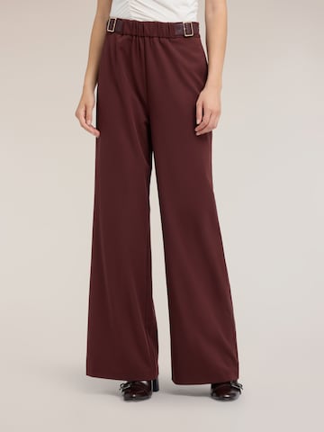 Wide Leg Pantalon MOTIVI en marron