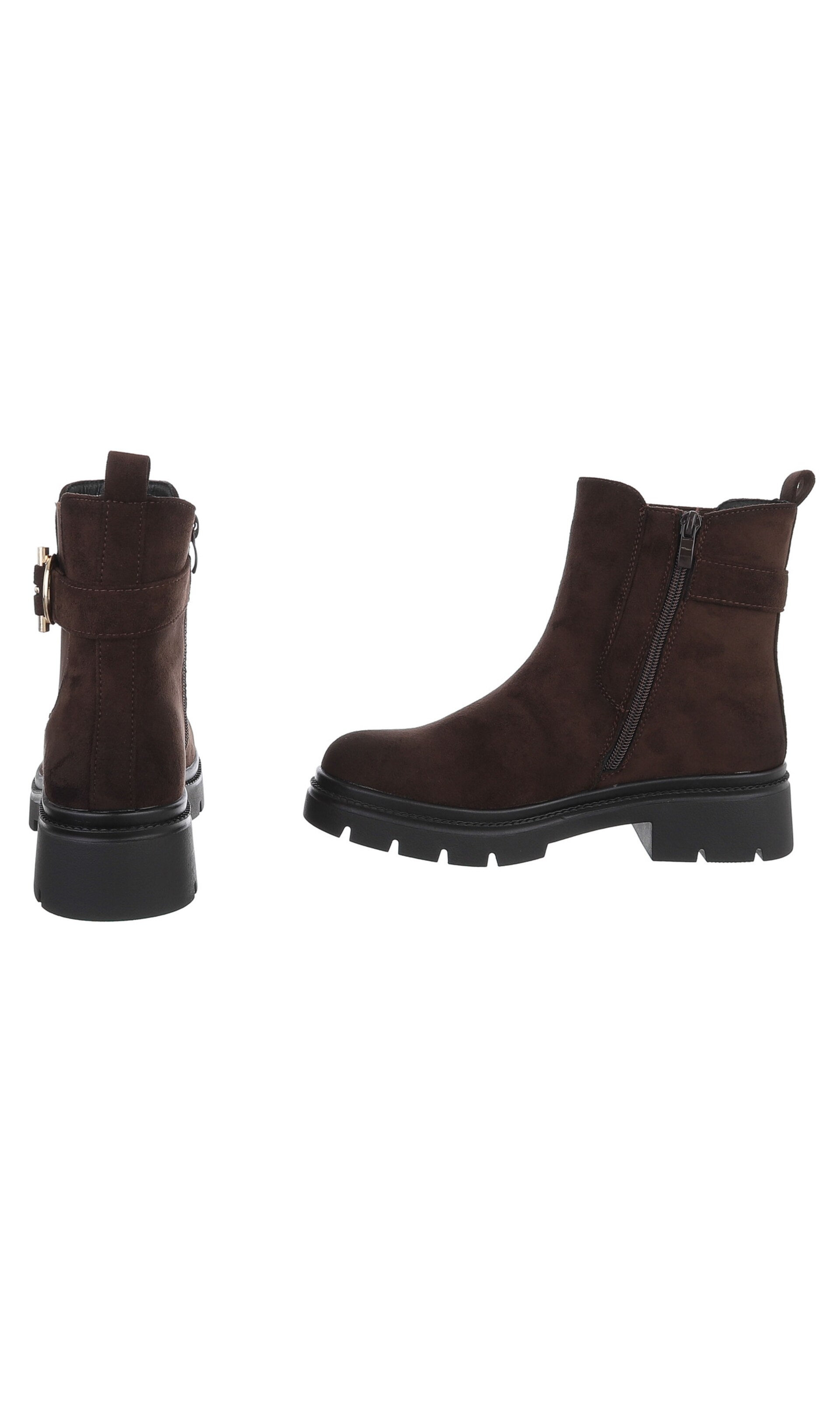 Ital-Design Ankle Boots in Brown