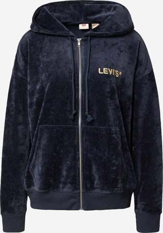 LEVI'S ® Кофта на молнии 'Graphic Liam Hoodie' в Синий: спереди