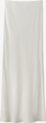 Bershka Skirt in White: front