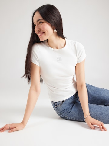Tommy Jeans Μπλουζάκι σε λευκό: μπροστά