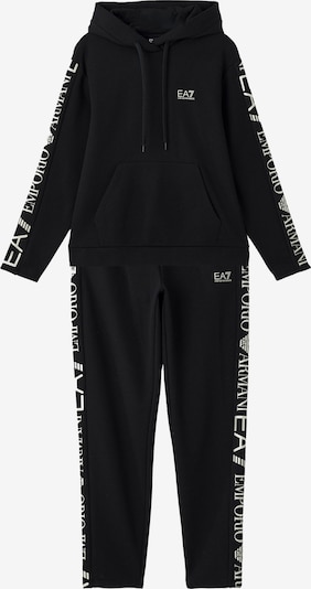 EA7 Emporio Armani Treenipuku värissä musta / valkoinen, Tuotenäkymä