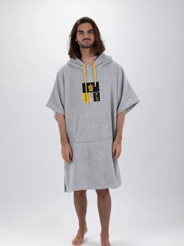 Pacifique Sud Athletic Robe 'Surf' in Grey
