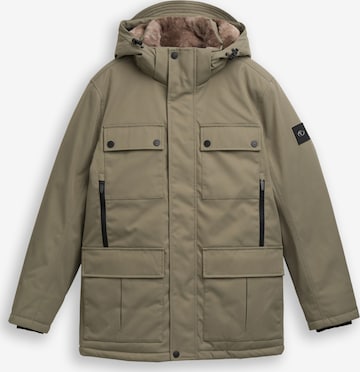 žalia TOM TAILOR Žieminė striukė: priekis