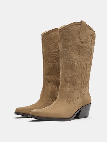 Bottes de cowboy Pull&Bear en marron