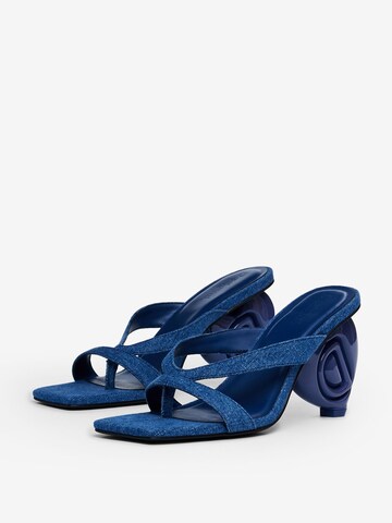 Mule Desigual en bleu