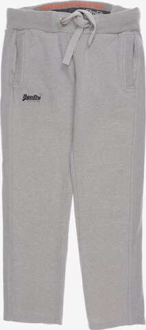 Superdry Pants in XS in Grey: front