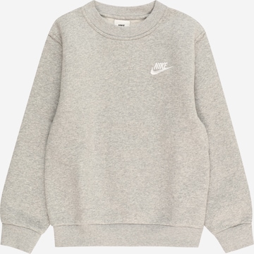 Nike Sportswear Sweatshirt 'Club Fleece' in Grijs: voorkant